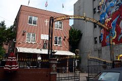 02-5 Back Of The Church of the Most Precious Blood At 109 Mulberry St In Little Italy New York City